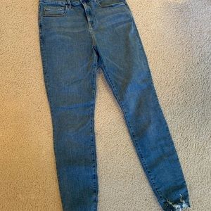Good American sz 8 skinnies